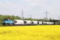 NIAG 7 zieht am 4.5.12 ihren Sodazug durch Ratingen-Lintorf.