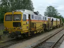 Gleisstopfmaschine,am 31.Mai 2012,in Bergen/R�gen.