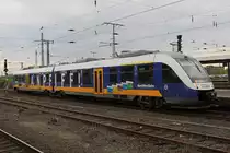 Ein Triebzug der Nordwestbahn am 11.5.12 im Duisburger Hbf.