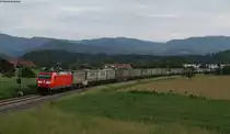 185 182-3 mit einem Ambrogio KLV bei Kollmarsreute 27.5.12