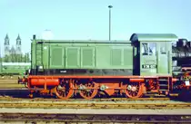 V36 027 Bw Magdeburg, August 1985 im Rahmen der Jubil�umsfahrzeugschau