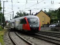 5022 009-4 erreicht als REX3607 auf der elektrifizierten Strecke St.Valentin�Kleinreifling den Bahnhof Steyr; 120606