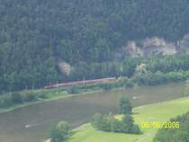 Derselbe RE, nur 10 Sekunden sp�ter fotografiert.