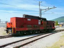 SBB - Rangierlok Am 6/6 18525 im G�terbahnhof Biel am 17.05.2012