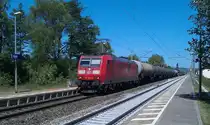 185 082 mit gemischten G�terzug am 25.05.2012 in K�ps. 