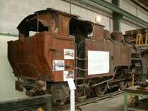 Tag der offenen T�r in der DFB Werkstatt Chur.Die zweite Zahnradlok HG 4/4 No.708 (ex.Vietnam 40.408)SLM 1930.Auch hier wartet noch eine Menge Arbeit auf die freiwilligen Mitarbeiter der DFB.Chur 11.06.06