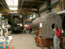 Tag der offenen T�r in der DFB Werkstatt Chur.Blick in die von der DFB angemietete Werkhalle.Chur 11.06.06