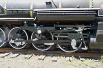 Detailansicht des Antriebs der EBT #15 (Orbisonia, PA, 6.6.09).