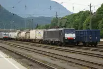 189 923-6 (TXL) bei der Ausfahrt in Kufstein am 06.06.2012