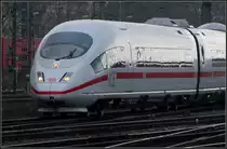 Formschön - 

ICE 3 im Vorfeld des Mannheimer Hauptbahnhofes. 

27.02.2012 (M)