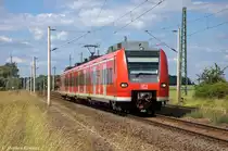 425 012-2 als RB30 (RB 17825) von Wittenberge nach Sch�nebeck-Bad Salzelmen in Demker. 09.06.2012