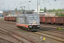 Ein seltener Gast auf der KBS 430. Hectorail 241 008 durch Paderborn am Abend des 05/06/12 Richtung Soest unterwegs.