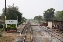 Bf. Tron, Blickrichtung Bangkok, am 15.M�rz 2012. 

