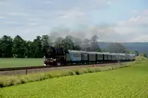 44 1486-8 mit Sonderzug von Hildesheim nach Wernigerode am 09.06.2012 bei Hockeln