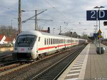 InterCity durchfhrt Bf Alfeld (Leine) am 16.01.2012