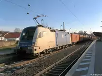 ES 64 U2-019 durchf�hrt Bf Alfeld (Leine) am 17.01.2012