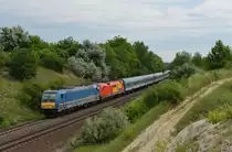 480 018 + 1116 063 mit D 9202 von Budapest Keleti pu nach Szombathely am 09.06.2012 unterwegs bei Sz�r.