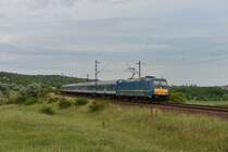480 005 mit D 9406 nach Gyr am 09.06.2012 unterwegs bei Biatorbgy.