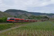643 539 & 643 537 verlassen als RB 30 nach Ahrbr�ck den Bahnhof Mayscho� am 27.05.2012