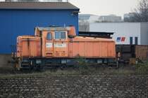 Die TSR Recycling Lok 8 am 12.4.12 abgestellt in Duisburg-Ruhort Hafen.