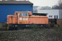 Die TSR Recycling Lok 8 am 12.4.12 abgestellt in Duisburg-Ruhort Hafen.