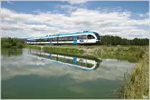 GKB GTW 63.08  S-Bahn Steiermark  f�hrt als Sonderzug auf der Sulmtalbahn von Wies-Eibiswald nach Gleinst�tten und retour. 
Gleinst�tten 17.5.2012