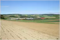 2143 009 f�hrt mit Sdz 14676 von Wien Fjb �ber Tulln nach Ernstbrunn zum 5.Oldtimertreffen auf Schiene und Stra�e. 
Mollmannsdorf  6.5.2012