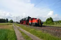 �berf�hrung der 45 010 von N�rnberg nach Lichtenfels auf der Kbs 820 bei Breiteng�ssbach 12_06_2012