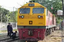 GEA 4558 (Co'Co', de, General Electric, Bj.1995) am 15.M�rz 2012 im Bf. Chiang Mai.