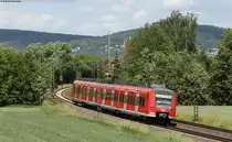 425 015-5 als RB 15057 (Marburg(Lahn)-Gie�en) bei Niederwalgern 8.6.12