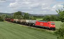 185 235-9 mit einem Mischer bei Niederwalgern 8.6.12