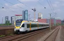 ET 7.14 der Eurobahn als RE 13 von Hamm (Westf.) nach Venlo (NL) in Düsseldorf-Hamm am 30.05.2012