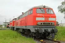 DB Museum 218 217-8 in Koblenz-L�tzel am 19.5.2012 