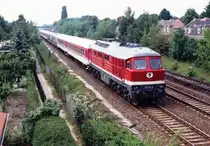 132 534-9 Berlin-Staaken, Juni 1991, von einer Fu�g�ngerbr�cke aufgenommen