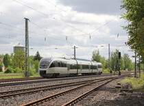 Der BOB Talent VT 643.21 (643 129/629) befand sich am 12.05.2012 als DLt 93503 auf dem Weg von Lengries nach Husum und kam somit auch durch Eschwege West.