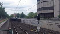 Tunnelrampe an der MHH,Hannover am 01.07.2012.