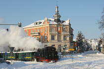 99 1775 an einem saukalten 2.12.2011 kurz vor Radebeul Ost.