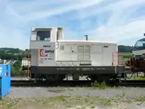 SERSA  - ERICH  Tm 2/2 237914-7 im Bahnhofsareal von Flamatt am 24.06.2012