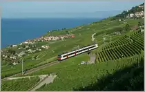 Die S31 unterwegs nach Vevey in den Rebbergen bei Chexbres.
10. Juli 2012