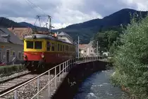 Steierm�rkische Landesbahnen Tw 12 in Deutschfeistritz am 02.08.1989 als P�53.