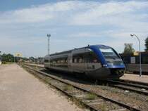 TER Strasbourg - Lauterbourg - Strasbourg im Bahnhof Lauterbourg. 25.06.2006