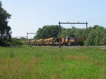 ACTS 7101 met kettinghor aan het werk tussen Hengelo Oost en Oldenzaal - 17 juni 2006