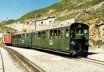 B 29 + B + He 2/2 12 im Bahnhof von der Schynigen Platte im Juli 1986