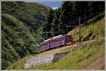 Bhe 4/8 14  St.Gallen  zwischen Bellavista und Generoso-Vetta (16.07.2012)