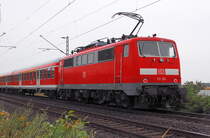  Und tglich grt das Murmeltier!  war einmal der Titel eines Filmes, den man in abgewandelter Form auf dieses Bild anwenden knnte. Am Freitag den 13.7. tat die Lok auch schon den Dienst als RE8 Verstrkerzug nach Kaldenkirchen und an dem folgenden Montag den 16.7.2012 hat sie den gleichen Dienst.......also quasi ein djavue.