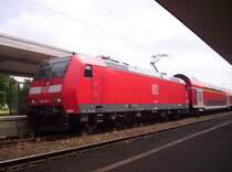 146 101-1 als RE 70 (Bielefeld-Braunschweig) heute am 27.06.2006 in Minden(Westf)
