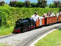 Swiss Vapeur Parc / Bouveret - Modell einer Dampflok der DB unterwegs auf dem Areal von Swiss Vapeur Parc am 23.06.2012