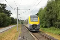 SNCB 08521 auf dem gro�en Test-ring in Wegberg-Wildenrath am 1.7.2012 