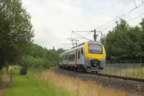 SNCB 08521 auf dem gro�en Test-ring in Wegberg-Wildenrath am 1.7.2012 
