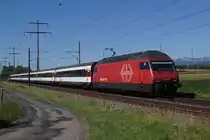 Re 460 108-6 befindet sich am 22.6.12 zwischen Nyon und Gland.
